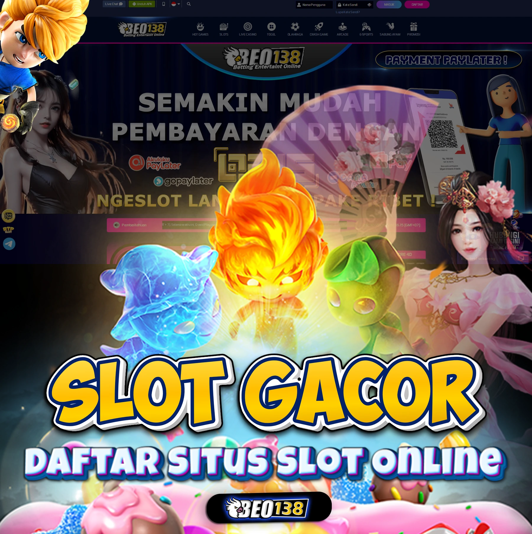 BEO138: Link Situs Slot Gacor Hari Ini & Daftar Slot Online Terpercaya yaitu Slot88